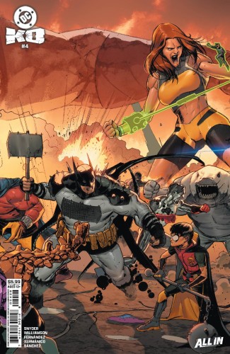 DC K.O. #4 (OF 5) 2nd PTG Second Printing Cvr B Javier Fernandez Connecting Card stock Var