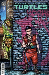 TEENAGE MUTANT NINJA TURTLES #18 VAR B (EASTMAN & BISHOP)