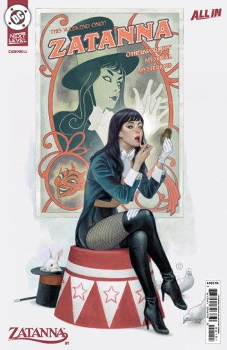 ZATANNA (2026) #1 CVR G INC 1:25 JULIAN TOTINO TEDESCO CARD STOCK VAR