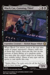 BLACK CAT #10 ALESSANDRA PISANO MAGIC: THE GATHERING VAR
