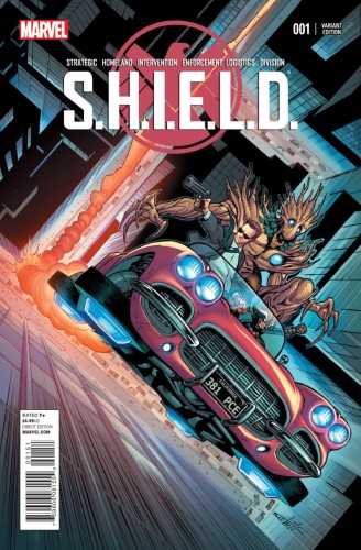 SHIELD #1 SCHITTI YOUNG GUNS VAR VF