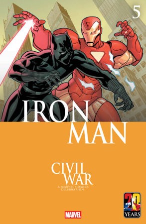 IRON MAN #5 MIKE MCKONE CIVIL WAR CELEBRATION VAR