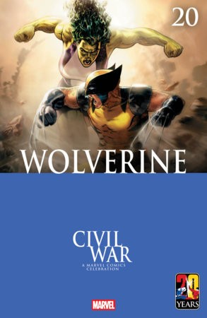 WOLVERINE #20 AARON KUDER CIVIL WAR CELEBRATION VAR