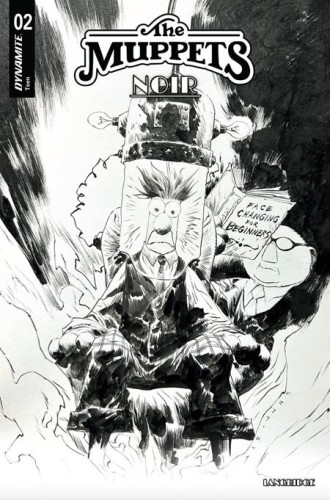MUPPETS NOIR #2 CVR D INC 1:10 JAE LEE LINE ART VAR