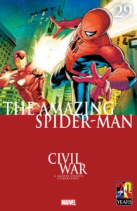 AMAZING SPIDER-MAN #29 GREG LAND CIVIL WAR CELEBRATION VAR
