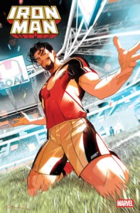 IRON MAN #6 SIMONE DI MEO MARVEL SOCCER VAR