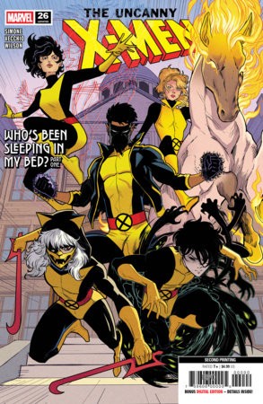 UNCANNY X-MEN #26 LUCIANO VECCHIO 2ND PRINTING VAR