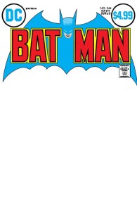 BATMAN #244 FACSIMILE EDITION CVR B BLANK CARD STOCK VAR