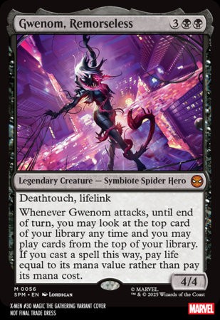 X-MEN #30 LORDIGAN MAGIC: THE GATHERING VAR