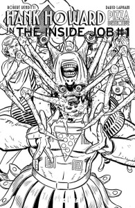 HANK HOWARD, PIZZA DETECTIVE THE INSIDE JOB #1 (ONE SHOT) CVR E DAVID LAPHAM CARPENTER HOMAGE VAR