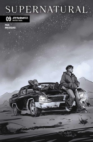 SUPERNATURAL #9 CVR G INC 1:10 DAVID COUSENS LINE ART VAR