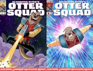 OTTER SQUAD #4 CVR C MIKE LEMAY & MATT RODGERS STAR SPANGLED SPOT FOIL VAR