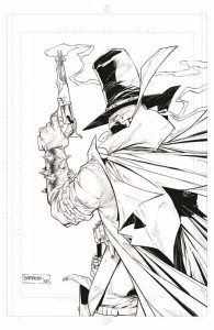 GUNSLINGER SPAWN #56 CVR B CARLO BARBERI RAW ART VAR