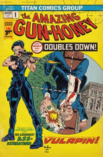 GUN HONEY DOUBLES DOWN #2 (OF 4) CVR G NUNO PEREIRA HOMAGE VAR