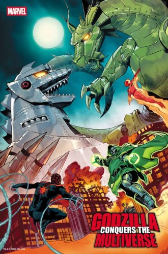 GODZILLA CONQUERS THE MULTIVERSE #1 JUAN FRIGERI FOIL VAR