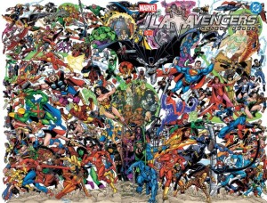 JLA/AVENGERS #3 FACSIMILE EDITION WRAPAROUND COVER
