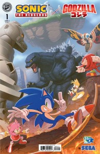 SONIC THE HEDGEHOG X GODZILLA #1 VAR C (KIM)
