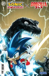 SONIC THE HEDGEHOG X GODZILLA #1 VAR D (CRAIN)