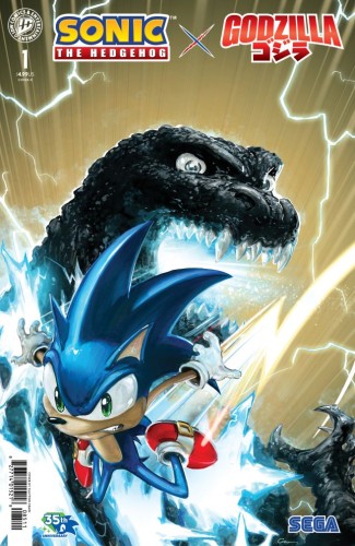 SONIC THE HEDGEHOG X GODZILLA #1 VAR D (CRAIN)