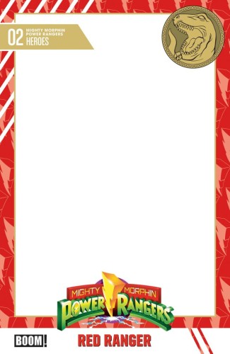 MIGHTY MORPHIN POWER RANGERS (2026) #2 D TRADING CARD BLANK SKETCH VAR