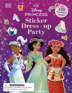 DISNEY PRINCESS STICKER DRESS UP PARTY TP