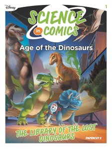 DISNEY SCIENCE IN COMICS AGE OF THE DINOSAURS HC THE LIBARARY OF THE LOST DINOSAURS