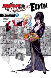 HARLEY QUINN X ELVIRA #6 CVR H INC 1:10 AMANDA CONNER COOKIES VAR