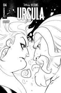 DISNEY VILLAINS URSULA #4 CVR L MIRKA ANDOLFO LINE ART VAR