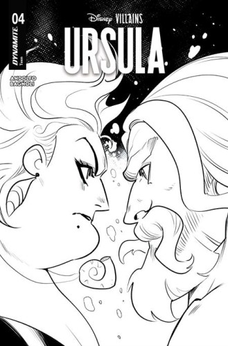 DISNEY VILLAINS URSULA #4 CVR L MIRKA ANDOLFO LINE ART VAR