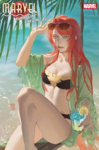 MARVEL SWIMSUIT SPECIAL: BRAND NEW BEACH DAY #1 ELIZABETH TORQUE VAR