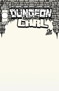 DUNGEON CRAWLER CARL SPECIAL EDITION #0 CVR E BLANK SKETCH VAR