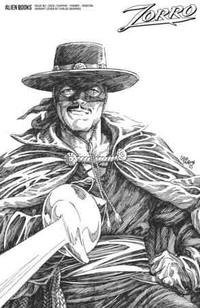 ZORRO #2 VAR D (Dearmas B&W)