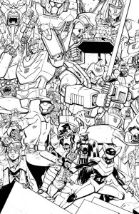 VOID RIVALS #31 CVR I TOM REILLY ENERGON UNIVERSE 3RD ANNIVERSARY B&W VAR