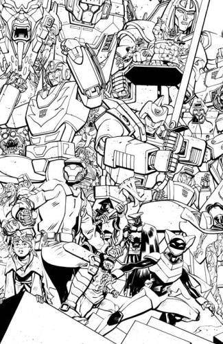 VOID RIVALS #31 CVR I TOM REILLY ENERGON UNIVERSE 3RD ANNIVERSARY B&W VAR