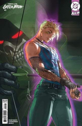 ABSOLUTE GREEN ARROW #2 (OF 6) CVR B GERALD PAREL CARD STOCK VAR