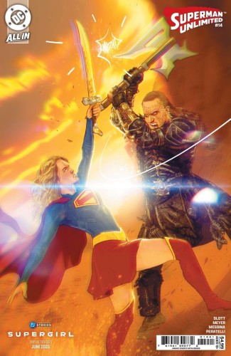 SUPERMAN UNLIMITED #14 CVR D MITCH GERADS SUPERGIRL MOVIE CARD STOCK VAR (THE REIGN OF THE SUPERBOYS)