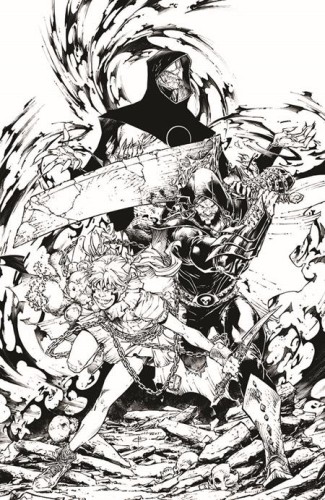 SPAWN THE CURSE OF SHERLEE JOHNSON #6 CVR C BRETT BOOTH B&W VIRGIN VAR