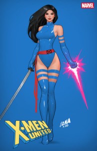 X-MEN UNITED #5 DAVID NAKAYAMA COLOR BLOCK BLUE VAR