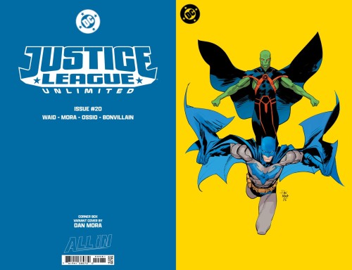 JUSTICE LEAGUE UNLIMITED #20 CVR H TBA CORNER BOX SPOT FOIL VAR