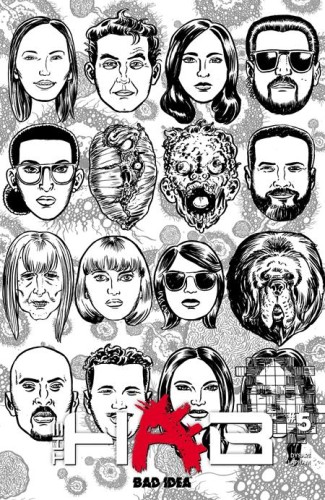 HAB #5 (OF 5) CVR C DAVID LAPHAM BW OUTBREAK SKULLS VAR