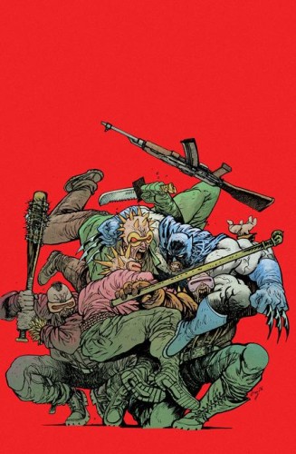 HARLEY QUINN #65 CVR E DANIEL WARREN JOHNSON DARK KNIGHT RETURNS 40TH ANNIVERSARY CARD STOCK VAR
