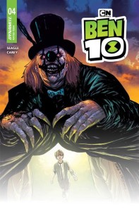BEN 10 #4 CVR M INC 1:50 ROBERT CAREY SIGNED BY STEVEN T. SEAGLE