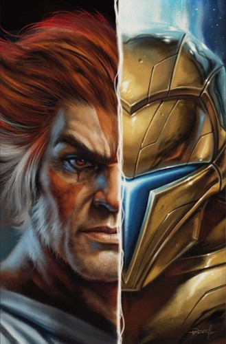 THUNDERCATS X SILVERHAWKS #5 CVR F LUCIO PARRILLO METAL PREMIUM VAR
