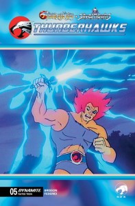 THUNDERCATS X SILVERHAWKS THUNDERHAWKS #5 CVR E ANIMATION ART VAR