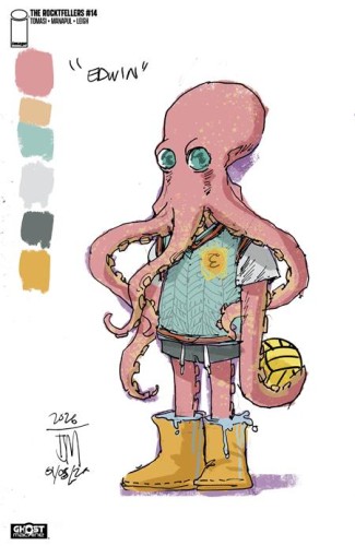 ROCKETFELLERS #14 CVR C FRANCIS MANAPUL DESIGN SKETCH VAR