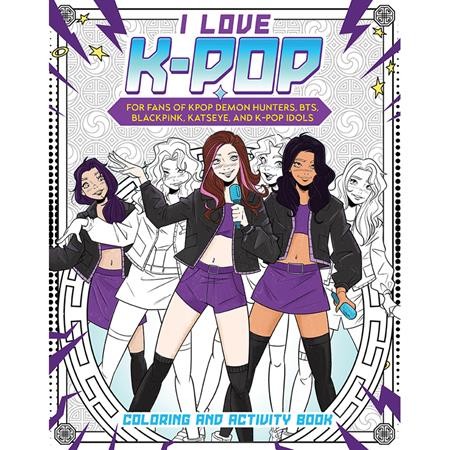 I LOVE K-POP TP COLORING AND ACTIVITY BOOK (9781958862186)