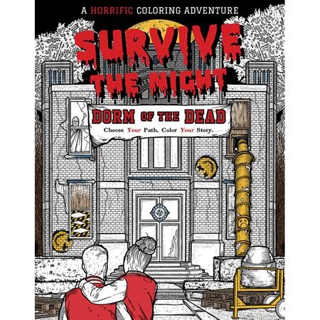 SURVIVE THE NIGHT DORM OF THE DEAD TP A HORRIFIC COLORING ADVENTURE (9798337403861)