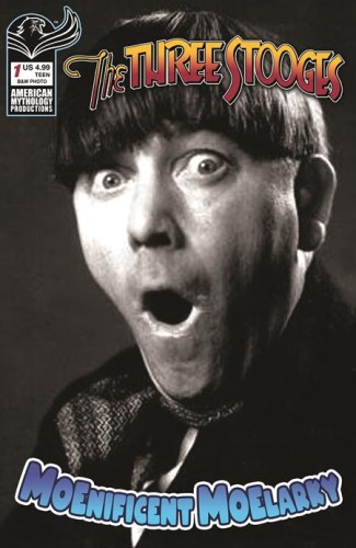 THREE STOOGES MAGNIFICENT MOELARKY #1 CVR C B&W PHOTO VAR