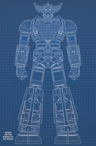 UFO ROBOT GRENDIZER #1 (OF 4) CVR E BLUEPRINT DENIS BAJRAM & BRICE COSSU VAR