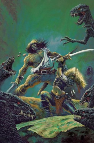 CONAN THE BARBARIAN #34 CVR E JUAN ALBERTO HERNANDEZ VIRGIN CARDSTOCK VAR